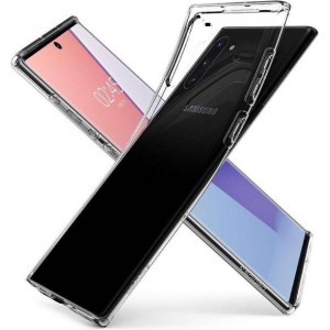 Hoesje Samsung Galaxy Note 10 - Spigen Liquid Crystal Case - Doorzichtig/Transparant