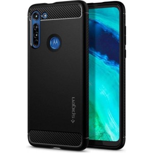 Spigen Rugged Armor Motorola Moto G8 Hoesje - Zwart