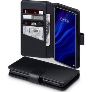 Huawei P30 hoesje - CaseBoutique - Zwart - Leer