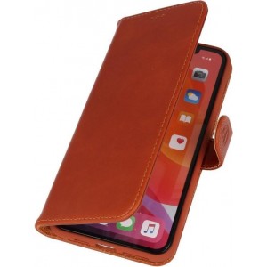 Rico Vitello Echt Leder Case voor iPhone 11 Pro Max - Bruin