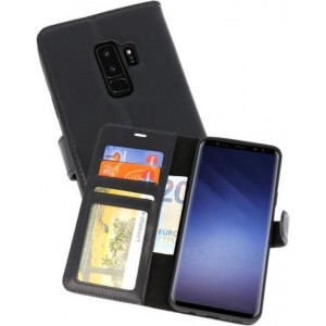 Rico Vitello Zwart Echt Leder Hoesje voor de Samsung Galaxy S9 Plus