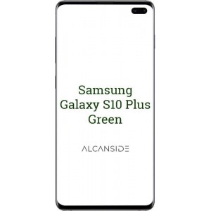 Samsung Galaxy S10 Plus Alcantara case Green