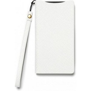 Zuiver leren Zenus hoesje voor Sony Xperia Z2 Prestige Minimal Diary Series - White