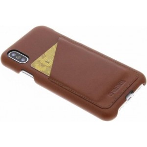 Valenta Classic Luxe Backcover iPhone X / Xs hoesje - Bruin