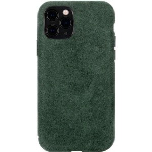 iPhone 12 Pro Max Alcantara Case Groen