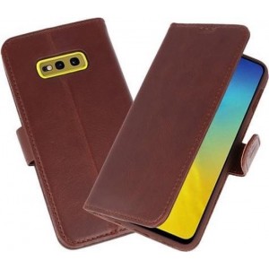 Rico Vitello Mocca Echt Leder Hoesje voor Samsung Galaxy S10e