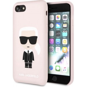 Karl Lagerfeld Apple iPhone SE2 (2020) & iPhone 8 zwart Backcover hoesje - Full Body Iconic