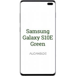 Samsung Galaxy S10E Alcantara case Green