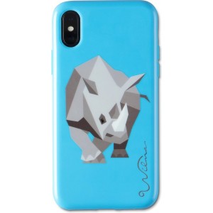 Wilma Electric Savanna Rhino for iPhone X/Xs blue