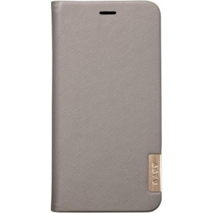 LAUT - iPhone Xr Hoesje - Book Case Prestige Grijs