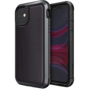 Defense Lux Apple iPhone 11 Hoesje Leather Zwart