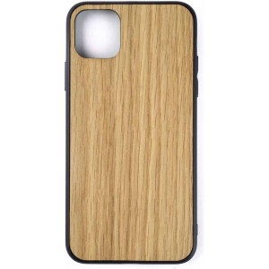 Houten Telefoonhoesje Iphone 11 Pro Max - Bumper case - Eiken