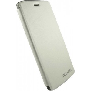 Homtom HT17 / HT17 Pro flip cover Wit