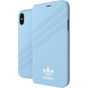 adidas OR Booklet Case PU SUEDE FW18 for iPhone X/Xs blue