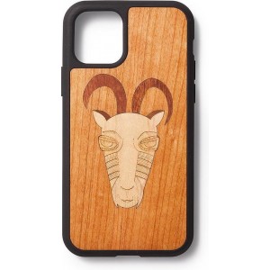 Houten Back Case iPhone 11 pro Capricorn