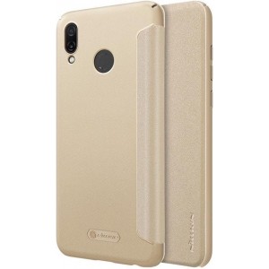 Honor Play flip cover Goud