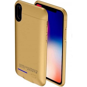 Battery Power Case voor iPhone X 4000 mAh Goud