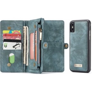 iPhone Xs Max hoesje - CaseBoutique - Blauw - Kunstleer