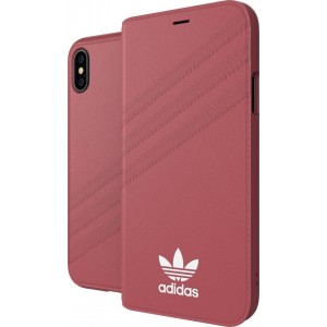 adidas OR Booklet Case PU SUEDE FW18 for iPhone X/Xs pink