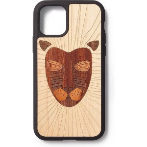 Houten iPhone 11 pro back case Lion