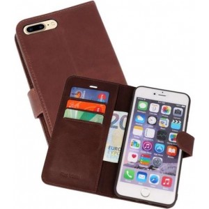 Rico Vitello Mocca Echt Leder Hoesje voor de iPhone 8 / 7 Plus