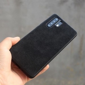 Huawei P30 Pro Alcantara case Black