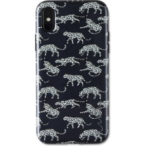 Wilma Midnight Shine Leopard for iPhone X/Xs black