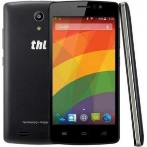 THL 4000 flip cover Zwart