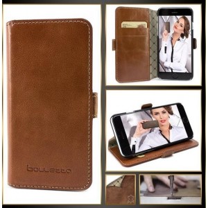 Bouletta Lederen iPhone 6S Plus Hoesje WalletCase Rustic Cognac