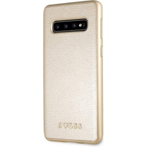 Guess IriDescent Hard Case voor Samsung Galaxy S10 - Goud