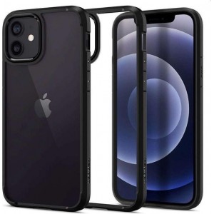 Spigen Ultra Hybrid Apple iPhone 12/12 Pro Hoesje - Zwart