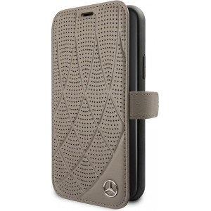 iPhone 11/XR Bookcase hoesje - Mercedes-Benz - Effen Bruin - Leer