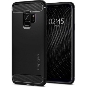 Hoesje Samsung Galaxy S9 - Spigen Rugged Armor Case - Zwart