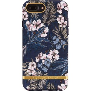 Richmond & Finch Floral Jungle - Gold details for iPhone 6+/6s+/7+ blue