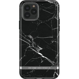 Richmond & Finch Black Marble - Silver details for iPhone 11 Pro Max colourful