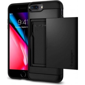 Spigen Slim Armor CS Apple iPhone 7 Plus / 8 Plus Hoesje Zwart