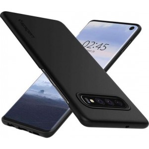 Hoesje Samsung Galaxy S10 - Spigen Thin Fit Case - Zwart