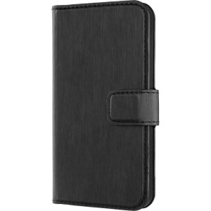 XQISIT Slim Wallet for iPhone 5/5s/SE black metallic