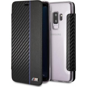 BMW Zwart / Blauw Book Cover Samsung Galaxy S9 Plus