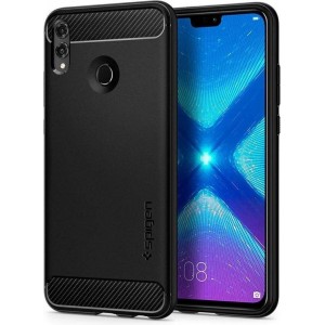 Hoesje Honor 8X - Spigen Rugged Armor Case  - Mat/Zwart