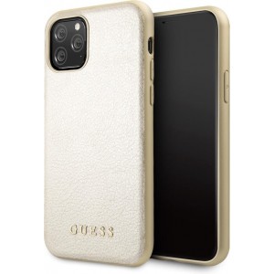Guess - backcover hoes - iPhone 11 Pro - Goud + Lunso beschermfolie