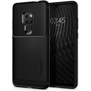 Hoesje Huawei Mate 20 - Spigen Rugged Armor Case - Zwart