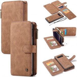 Caseme - luxe portemonnee hoes - Samsung Galaxy S10e - Bruin