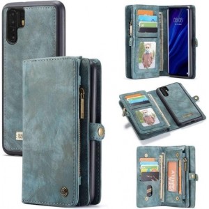 CASEME - Huawei P30 Pro Vintage Portemonnee Hoesje - Blauw