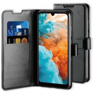 BeHello Huawei Y6 (2019) Hoesje - Gel Wallet Case Met Ruimte Voor 3 Pasjes Zwart