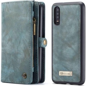 CASEME - Huawei P30 Vintage Portemonnee Hoesje - Blauw