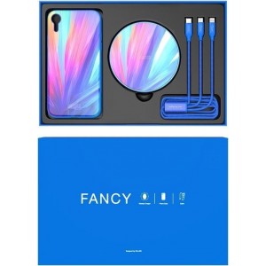 Nillkin - 3 in 1 cadeaupakket/giftset - iPhone XR- Blauw