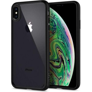 Spigen Ultra Hybrid Apple iPhone Xs Max Hoesje - Mat Zwart