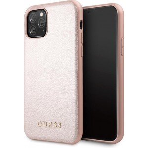 Guess - backcover hoes - iPhone 11 Pro - Rose Goud + Lunso beschermfolie