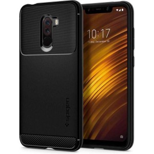 Spigen Rugged Armor Xiaomi Pocophone F1 Hoesje - Zwart